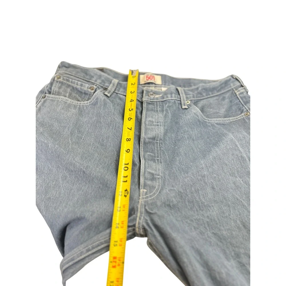 Levi's 501 Original Fit Button Fly Straight Leg‎ Jeans Blue 38X30